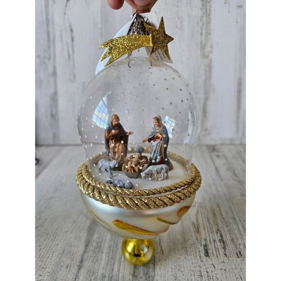 Radko Bethlehem blessed Nativity RARE religious vintage ornament Xmas tree - Picture 1 of 10